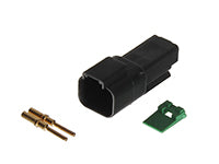 2 Pin 16 AWG DT Connector Kit Tega Male